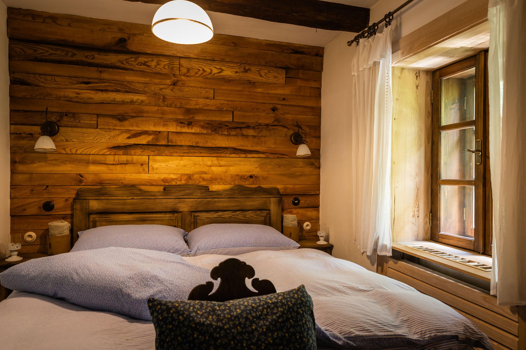 Chalupa pod lesom - spálňa
