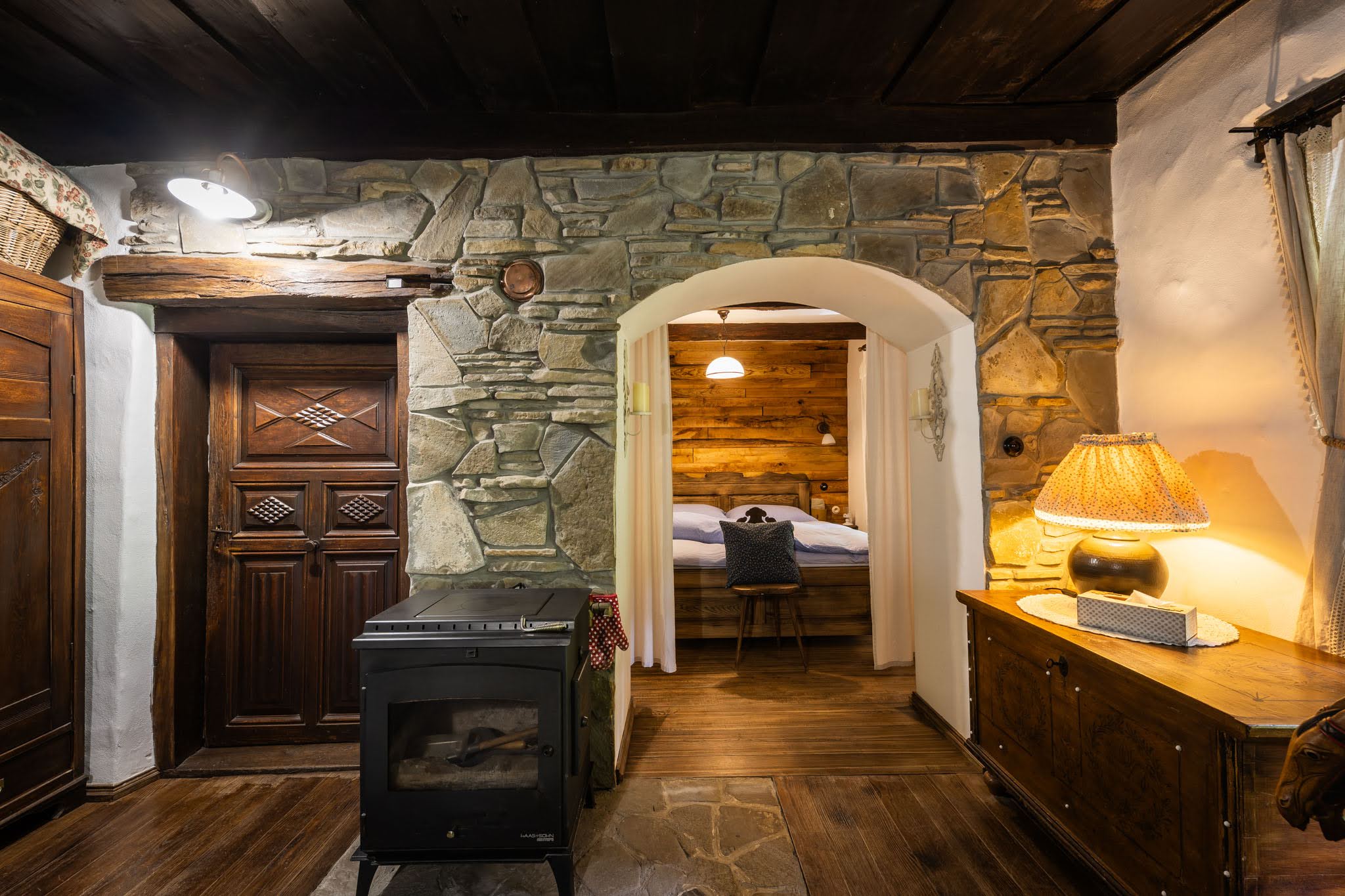 Chalupa pod lesom - spálňa